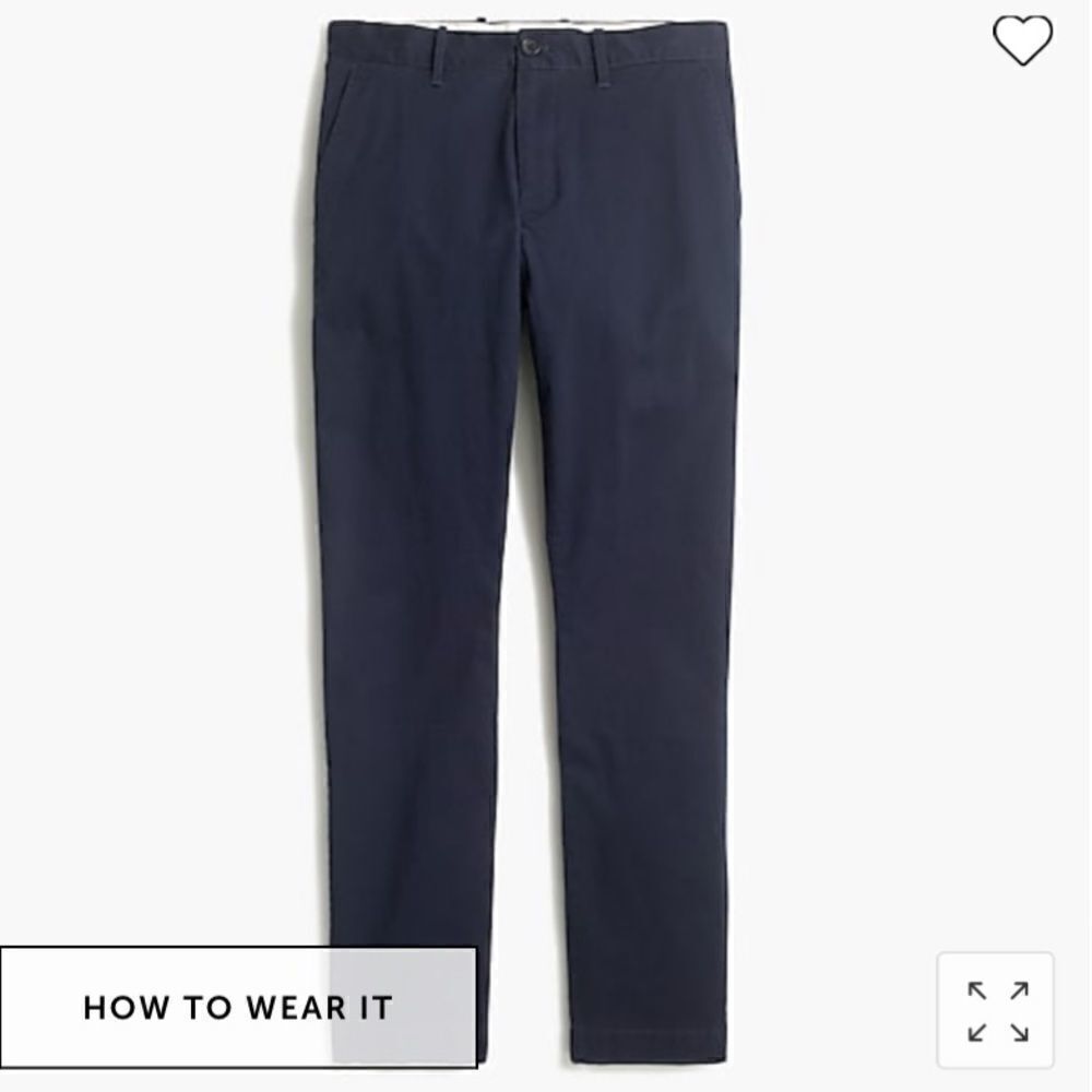 J. Crew Factory Skinny-fit khaki pant Item AN792*
